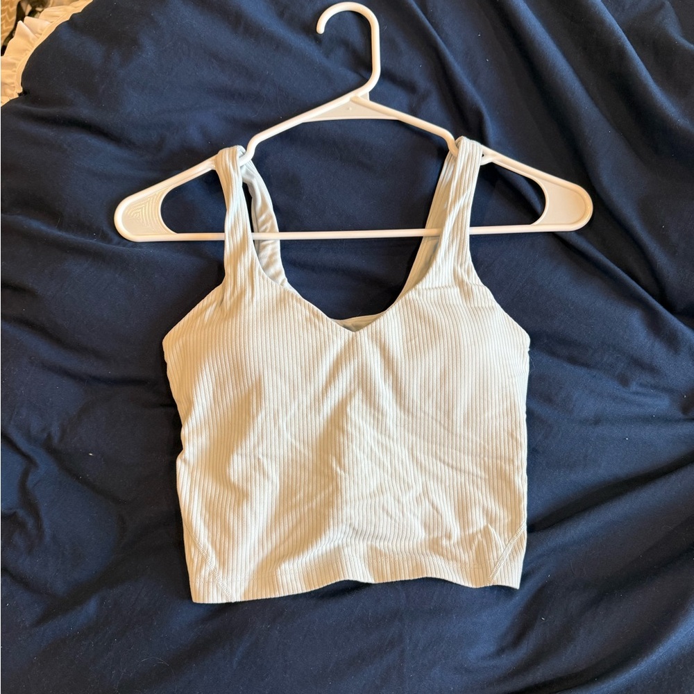 Women's Lululemon Light Blue Ribbed Align Tank